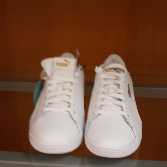 Puma Classics Leather white/ gold NWT - Picture 3 of 8
